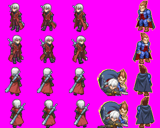 Project X Zone - Demitri Maximoff & Dante