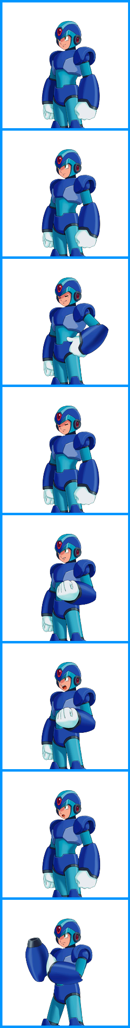 megaman x sprite sheet projectile