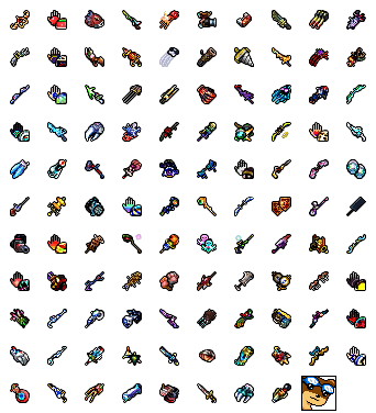 Kid Icarus: Uprising - Weapon Icons