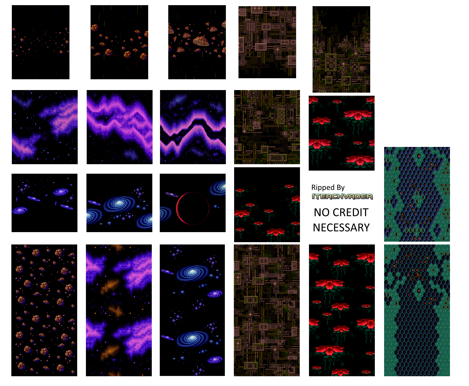 Galaga Arrangement - Level Backgrounds