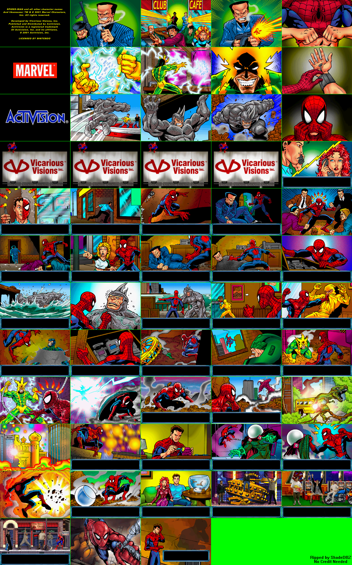 Spider-Man: Mysterio's Menace - Cutscenes
