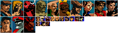 Street Fighter Alpha: Warriors' Dream - Portraits