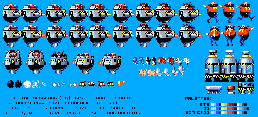 Dr. Eggman, Objects, Animals, & Animal Capsules