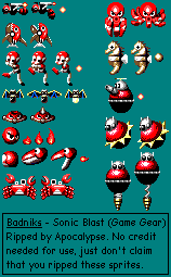 Sonic Blast - Badniks