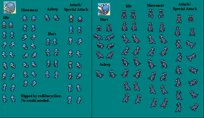 Pokémon Mystery Dungeon: Explorers of Time / Darkness - Cranidos & Rampardos