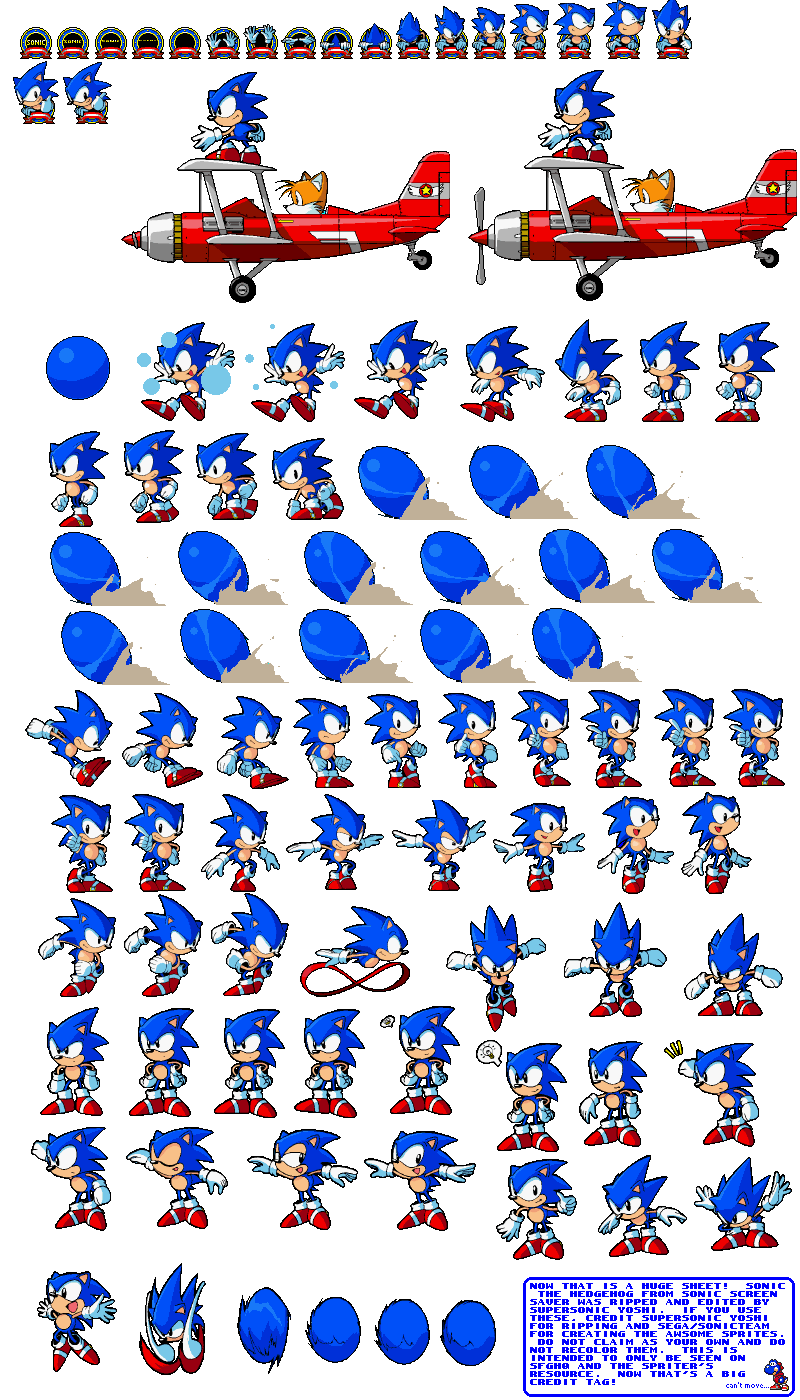 Sonic sprite sheet sonic 1 - popularvsa