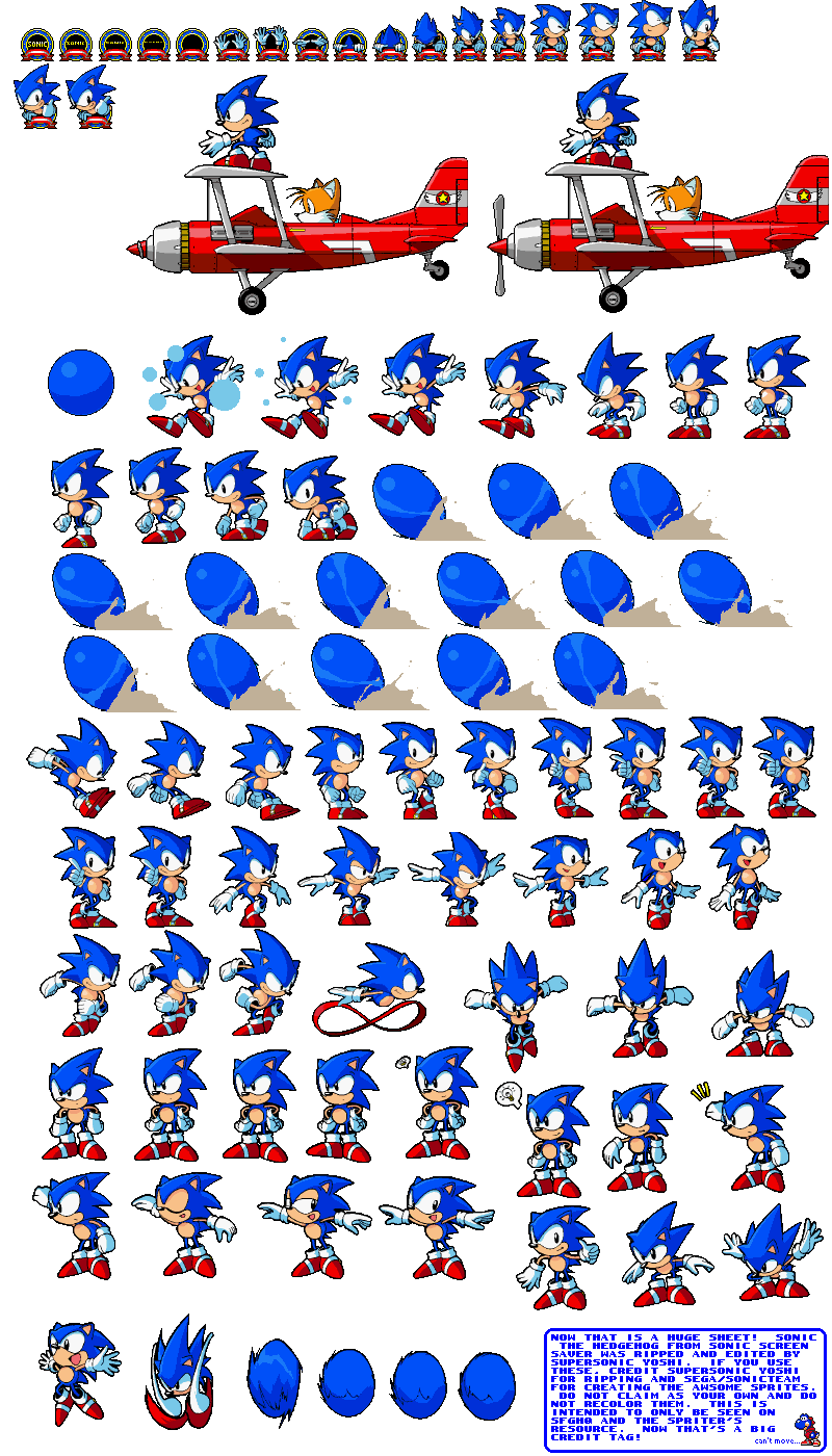 Tyson Hesse Sonic Sprite Pack