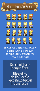 Sword of Mana - Moogle Form
