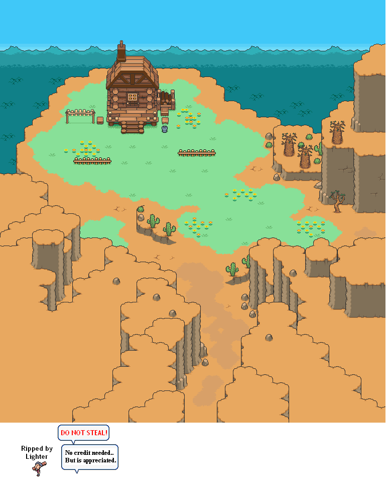 Mother 3 (JPN) - Alec's House (Exterior) / Mt. Oriander