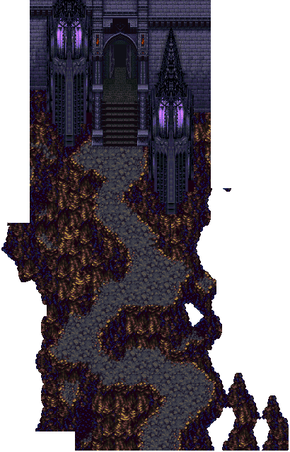 Trials of Mana (JPN) - Dark Castle Front Gate