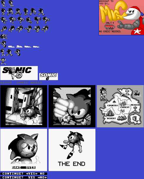 Sonic 6 (Bootleg) - Sonic and Special Screens