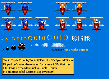 Sonic Triple Trouble - 3D Stage