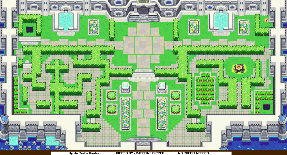 The Legend of Zelda: The Minish Cap - Hyrule Castle Garden