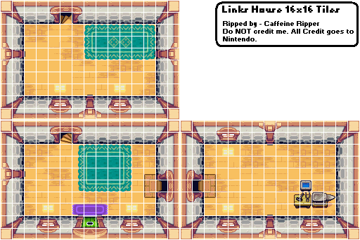 The Legend of Zelda: The Minish Cap - Link's House Tiles