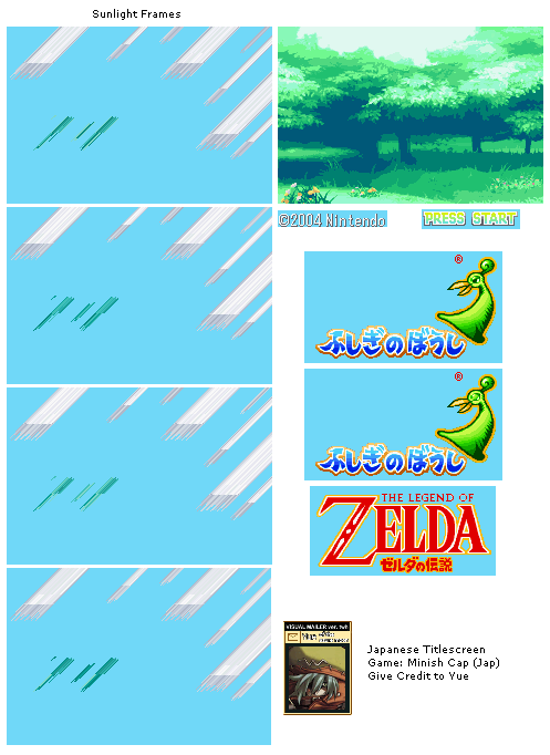 The Legend of Zelda: The Minish Cap - Title Screen (JPN)