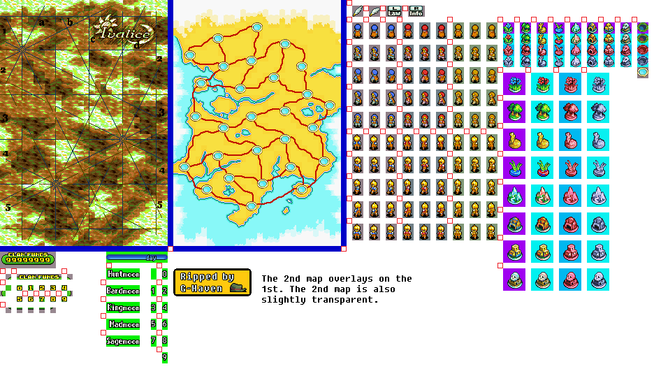 Final Fantasy Tactics Advance - Overworld Map