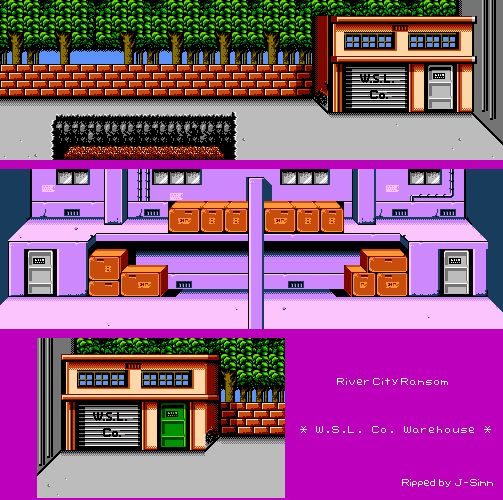 River City Ransom / Street Gangs - W.S.L. Co. Warehouse