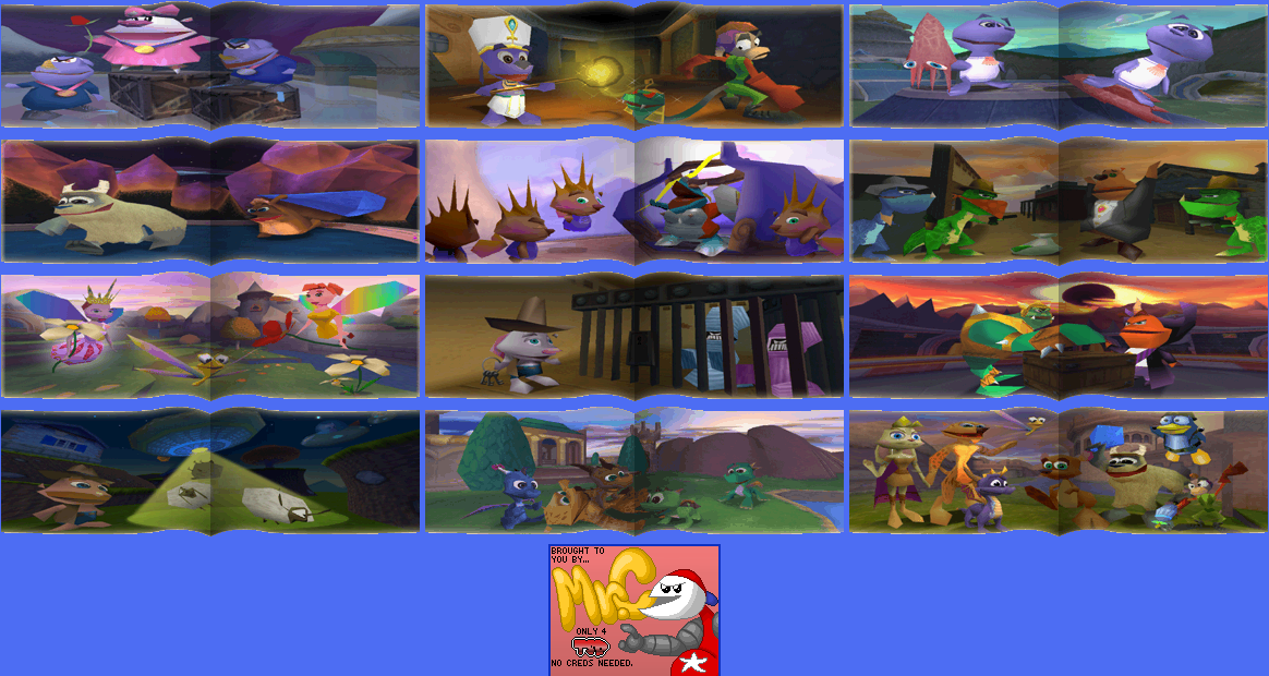Spyro 3: Year of the Dragon - Epilogue Images
