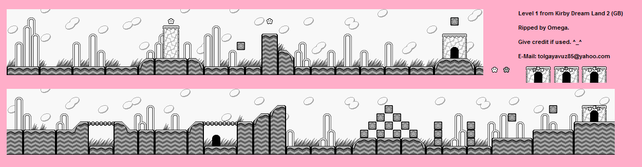 Kirby's Dream Land 2 - Grass Land 1