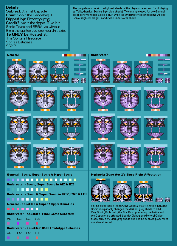 Sonic the Hedgehog 3 - Capsule