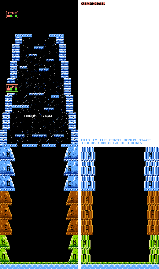 Ice Climber - Backgrounds