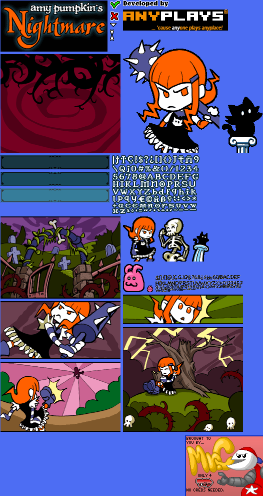 Amy Pumpkin's Nightmare - Menus & Cutscenes