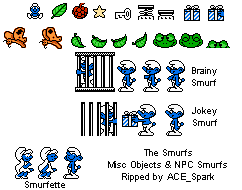 NPC Smurfs & Objects