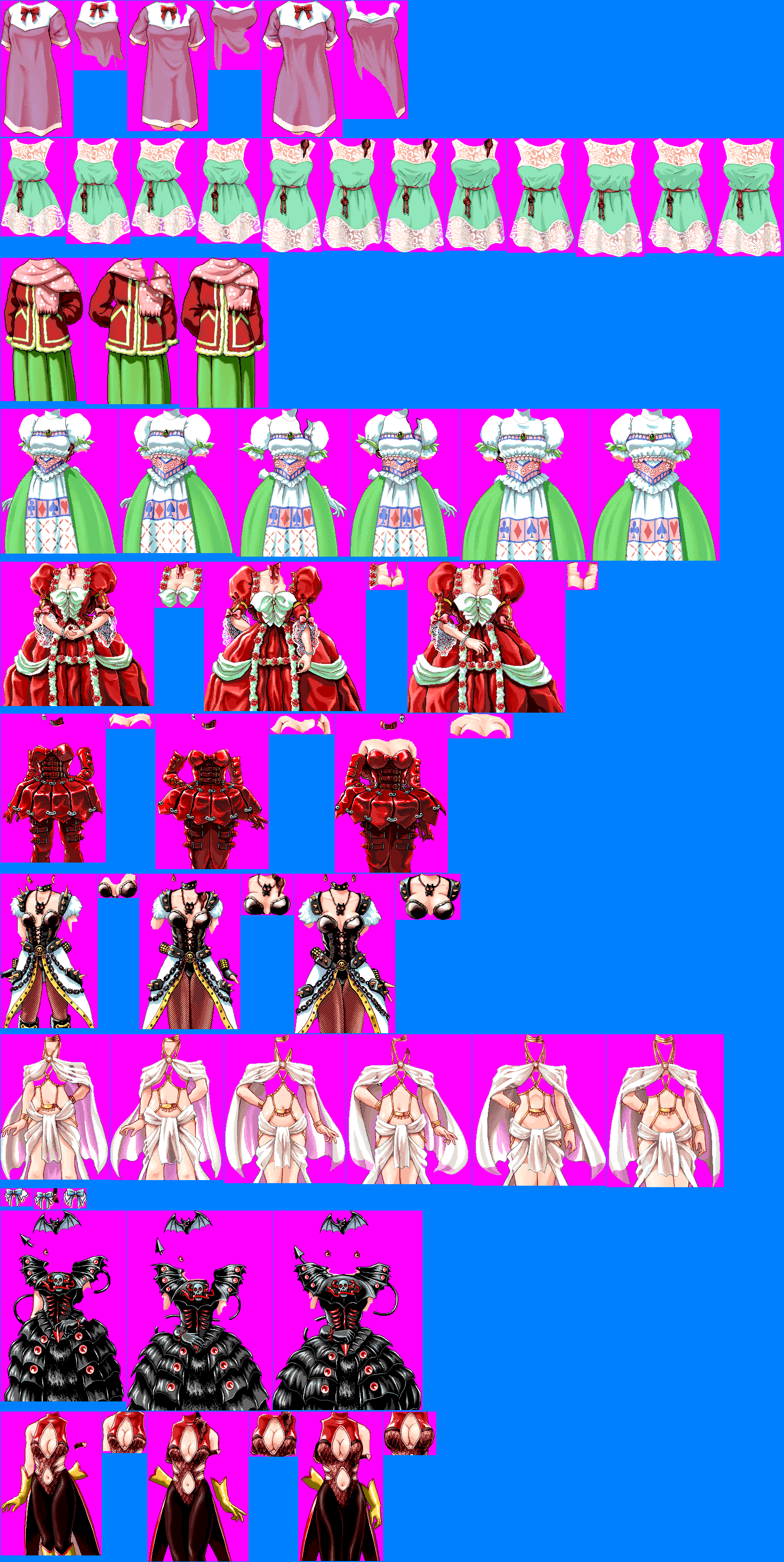 Princess Maker 2 - Outfits (Older)