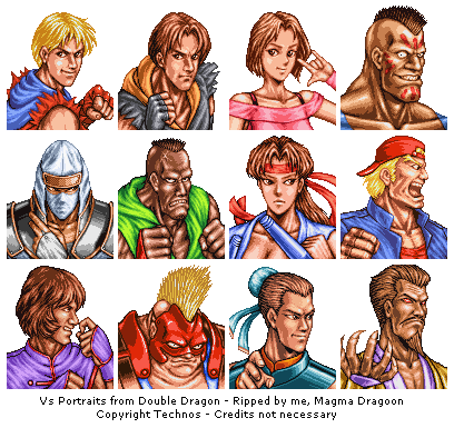 Double Dragon - Vs Portraits