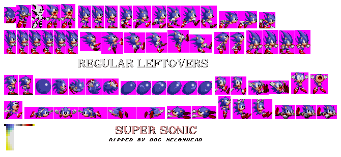 Modified Sonic Sprites