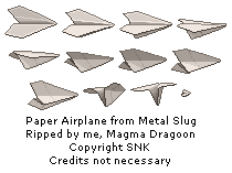 Metal Slug - Paper Airplane