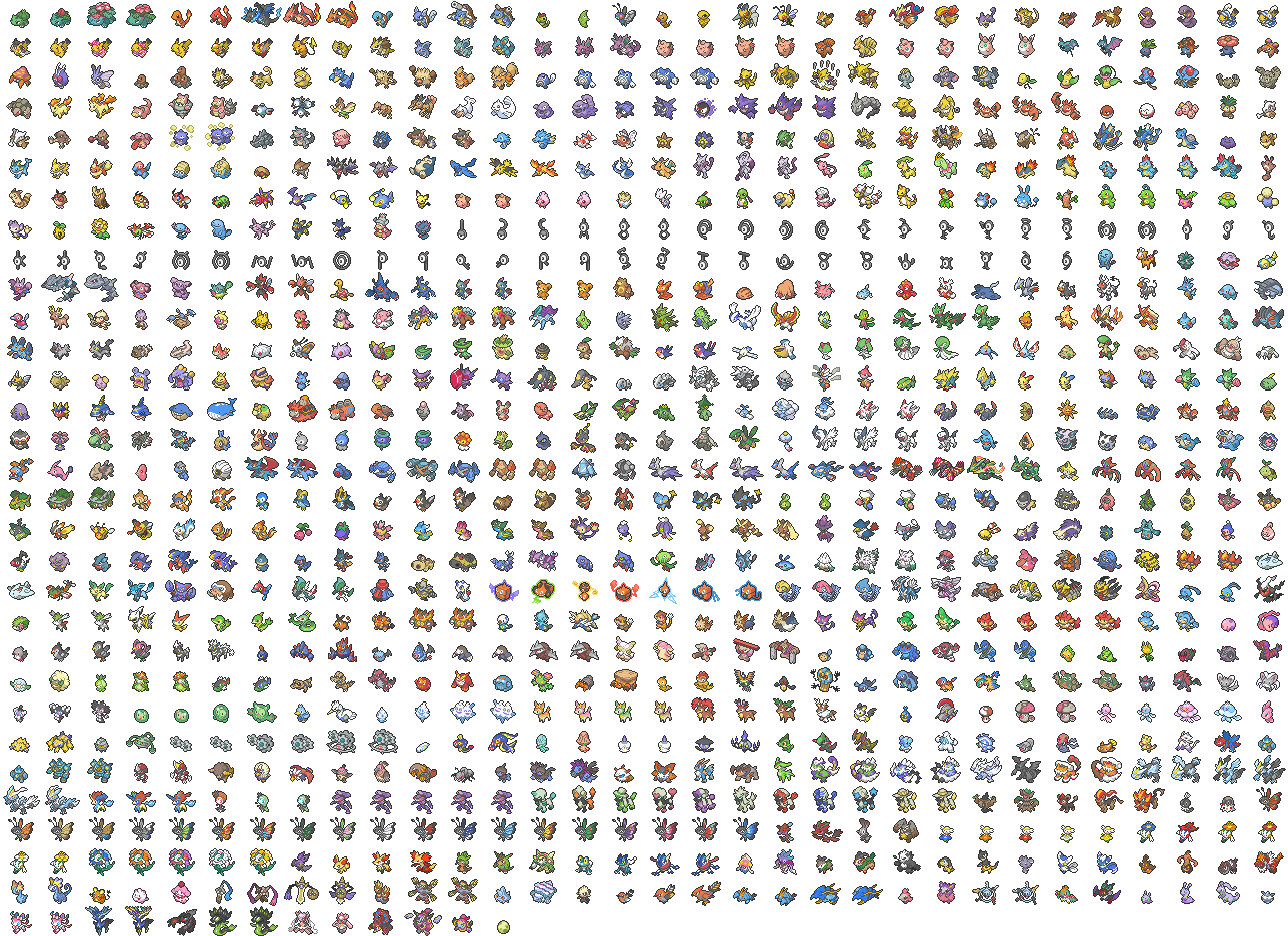 Full Sheet View - Pokemon Omega Ruby / Alpha Sapphire - 4th