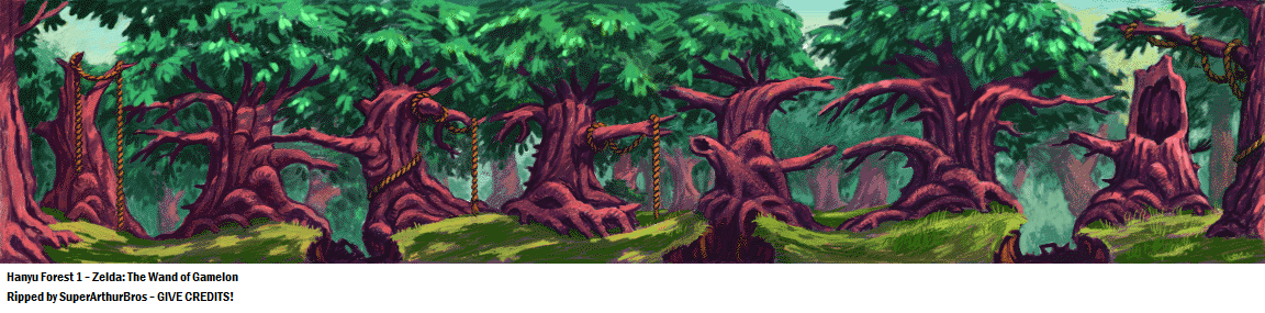 Zelda: The Wand of Gamelon - Hanyu Forest 1