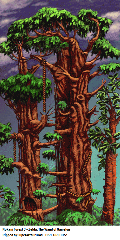 Zelda: The Wand of Gamelon - Nokani Forest 3
