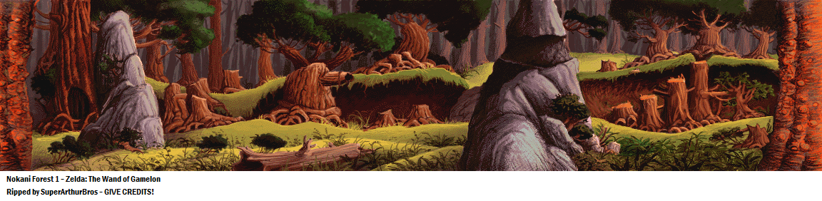 Zelda: The Wand of Gamelon - Nokani Forest 1