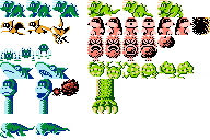 Dinosaur Island Enemies