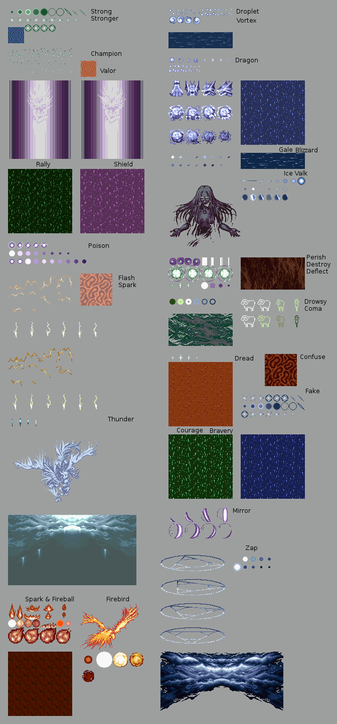 Lufia 2: Rise of the Sinistrals - Magic Special Effects