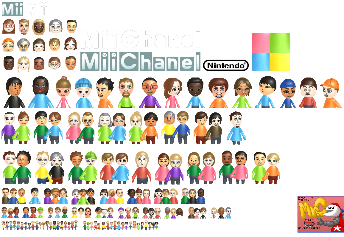 Wii Mii Channel Wii Menu Banner The Spriters Resource list-of-wii-games-part-1