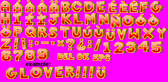 Glover - Font