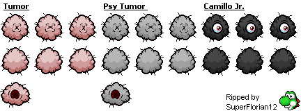 The Binding of Isaac: Rebirth - Tumor, Psy Tumor & Camillo Jr.