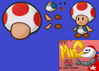 Super Paper Mario - Toad