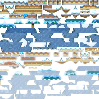 New Super Mario Bros. 2 - Snowfield