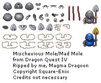 Dragon Quest 4: The Chapters of the Chosen - Mischevious Mole / Mad Mole