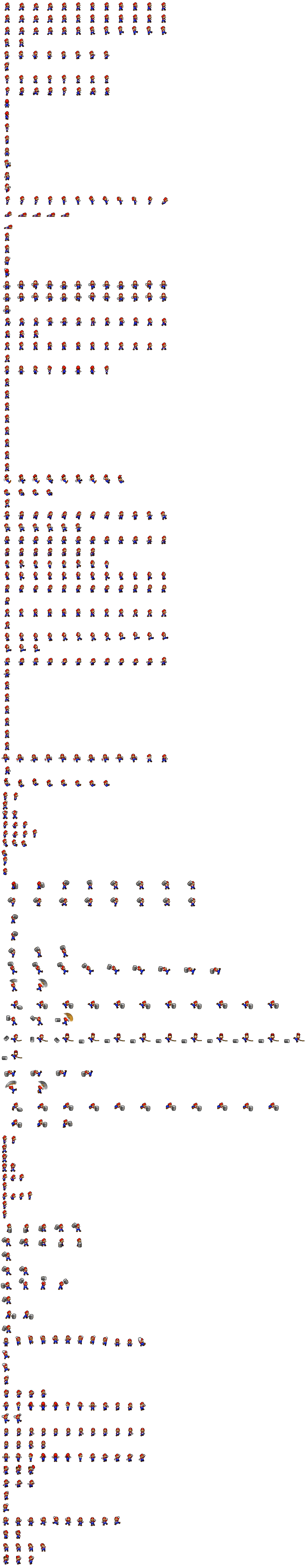 Unused Mario Sprites