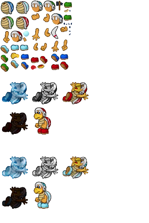 Paper Mario: Sticker Star - Ice & Fire Bros