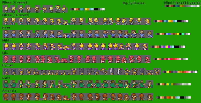 Playable Characters (Battle)