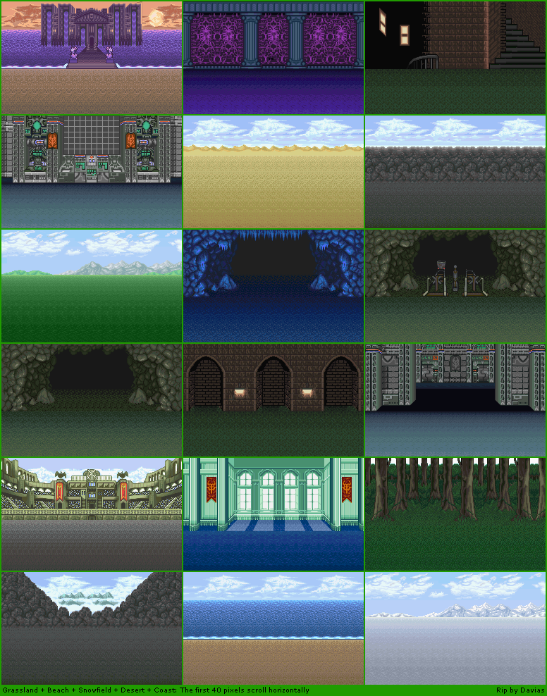 Eternal Filena (JPN) - Battle Backgrounds
