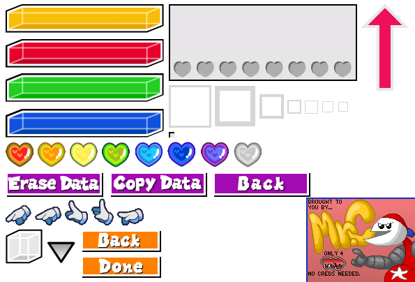 Super Paper Mario - File Select