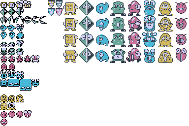 Tetris Blast / Super Bombliss - Monsters