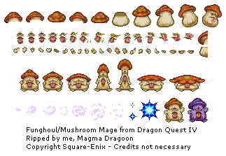Dragon Quest 4: The Chapters of the Chosen - Funghoul / Mushroom Mage